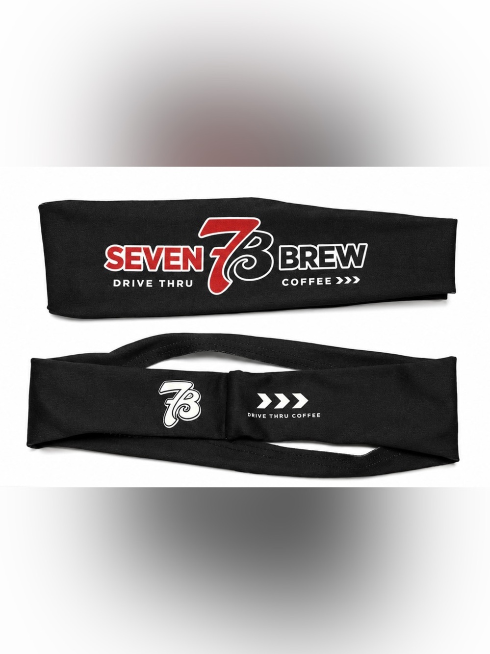 Seven Brew Black Logo Headbands